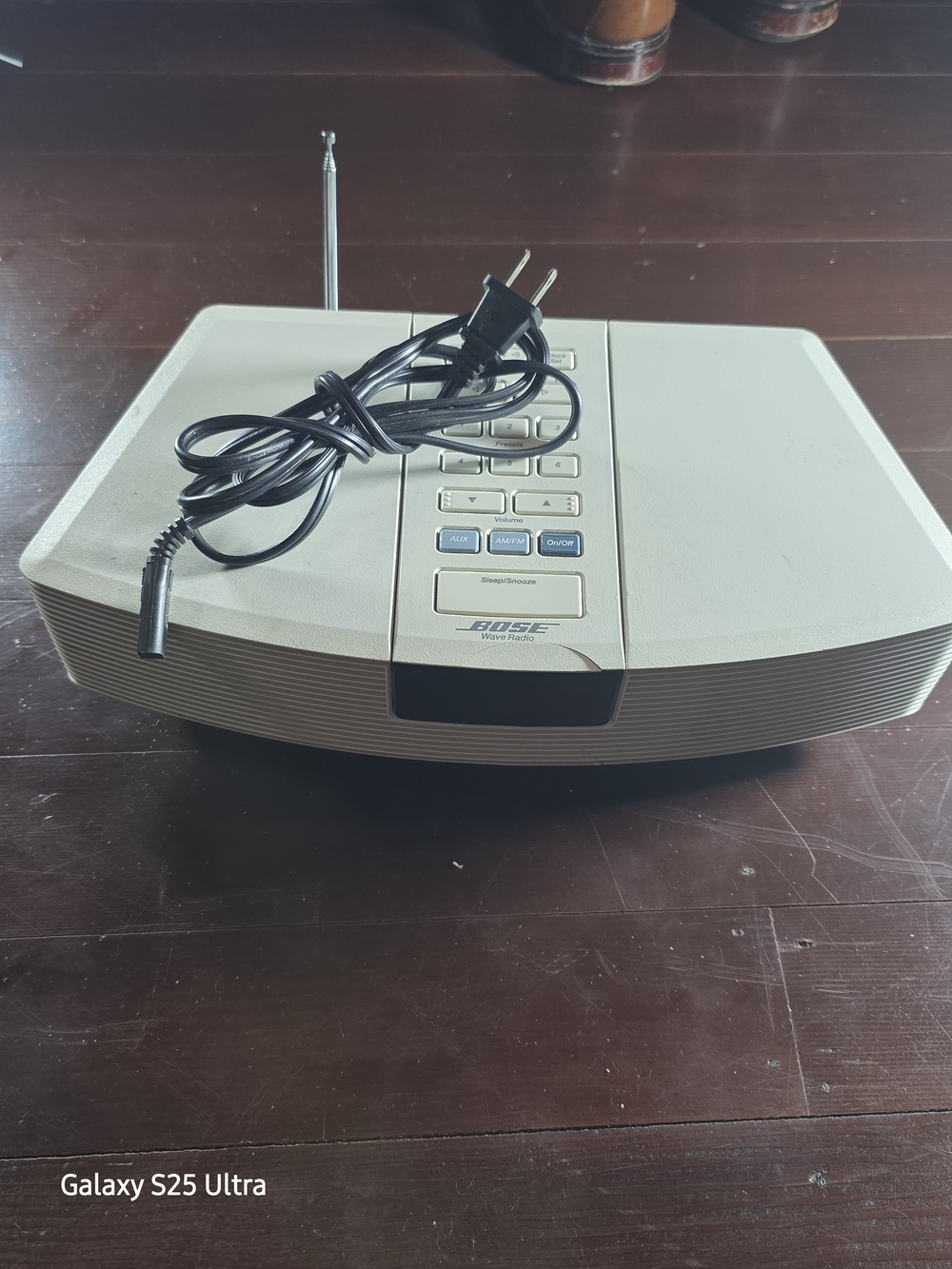 Bose Wave Radio AWRP1W AM/FM Stereo Alarm Clock – Tested & Working – No Remote